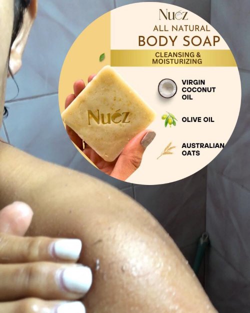 50g VCO + Olive Oil + Oats Body Soap